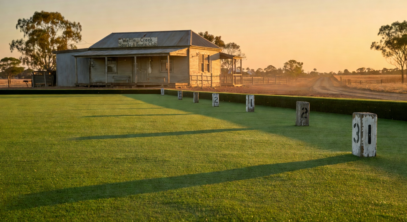 Lawn bowls green at Wentworth