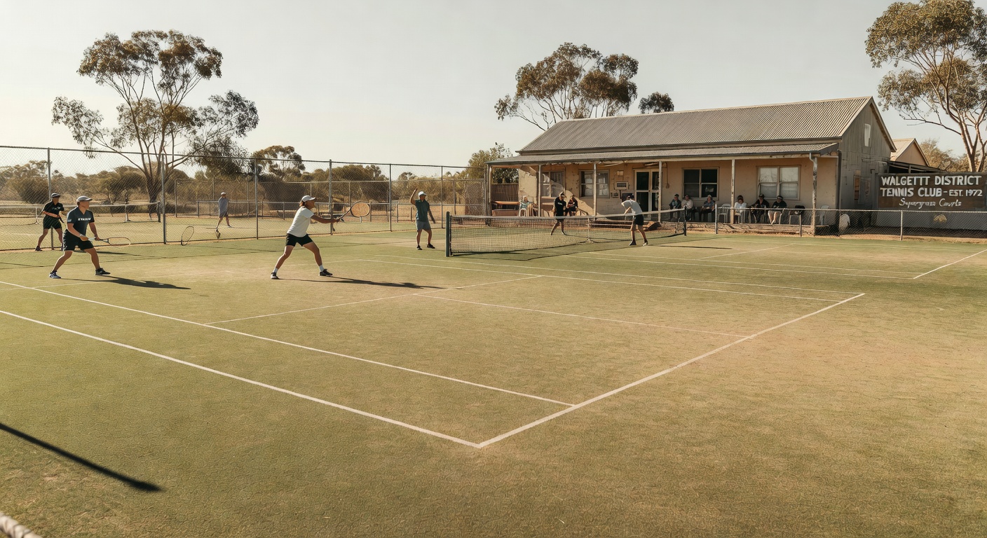 Tennis courts at Wentworth